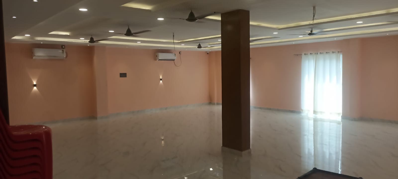 Decorated banquet hall for events in Varanasi