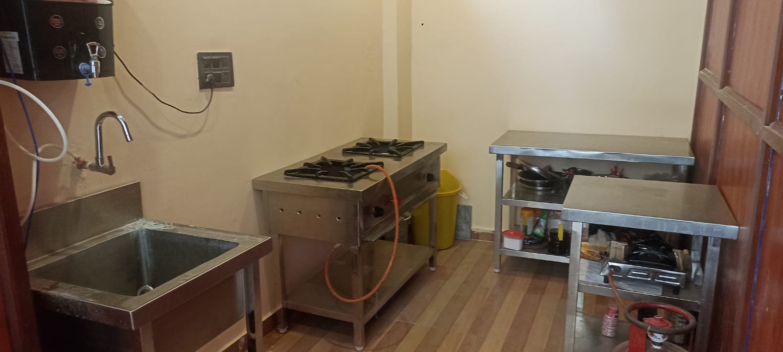 Restaurant service at Durgesh Inn Varanasi
